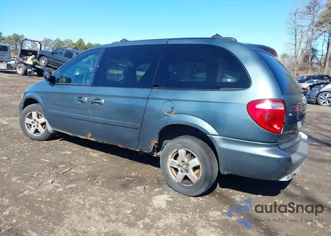 2005 Dodge Grand Caravan Sxt из США, поврежденный, VIN 2D4GP44L95R574103